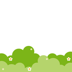 Obraz premium Cute Grass Illustration Vector