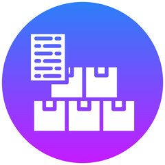 Inventory Management Vector Icon