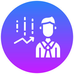 Trader Vector Icon