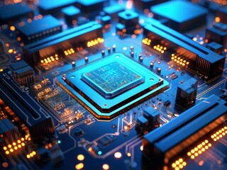 computer cpu, motherboard, microchip, chip, processor, cpu,computer