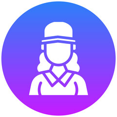 Cashier Female Icon