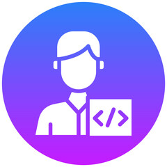 Web Developer Male Icon