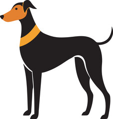 Labrador Dog Vector Silhouette — Minimal Pet Logo and T-Shirt Graphic