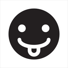 Fototapeta premium emoji icon with white background