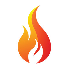vector illustration of a fire icon