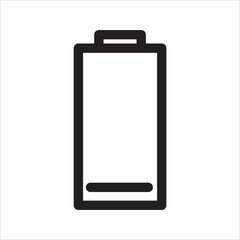 battery icon with white background