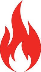 A hot red devil vector art illustration icon