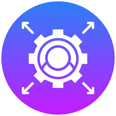 Network Scalability Icon