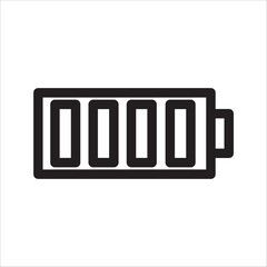 battery icon with white background