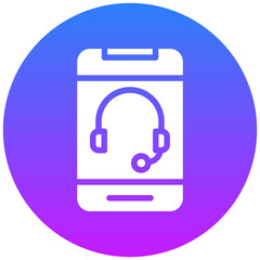 Obraz premium Support Center Icon