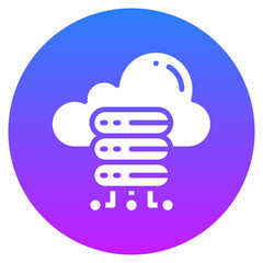 Cloud Database Icon