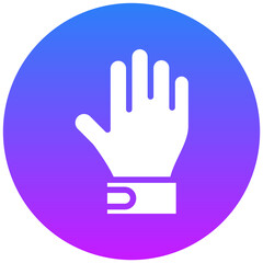 Obraz premium Rugby Gloves Icon