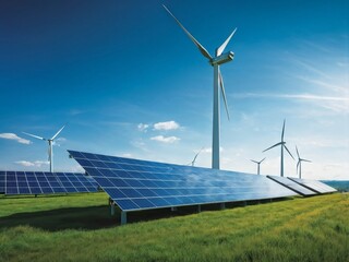 solar power plant, electricity