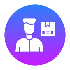 Delivery Man Icon