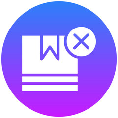 Fototapeta premium Out Of Stock Icon