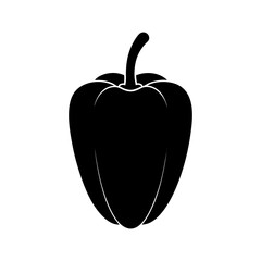 pepper vector silhouette illustration