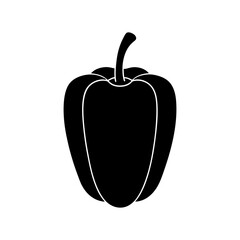 pepper vector silhouette illustration