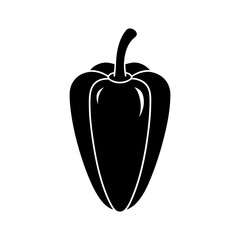pepper vector silhouette illustration