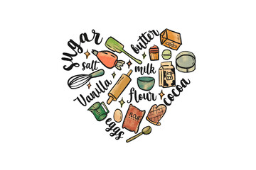 Vintage Kitchen PNG Sublimation Design