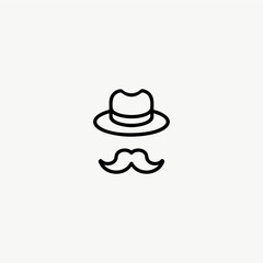 Father icon flat vector design