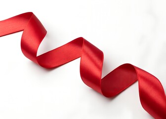 red ribbon on white background. Set of the Ribbons and Badges. Paper Ribbon black silhouette icons vector set. Ribbon banner set. Ribbons collection. Red ribbons. Vector ribbon. 