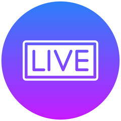 Live Broadcast Icon