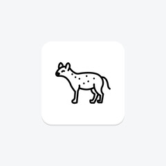 Hyena, vector, pixel perfect, illustrator file