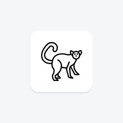 Lemur, vector, pixel perfect, illustrator file