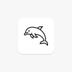 Porpoise, vector, pixel perfect, illustrator file