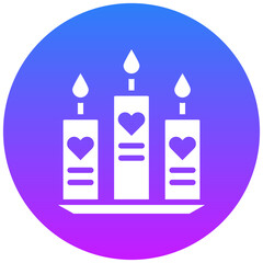 Wedding Candle Icon