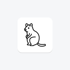 Quokka, vector, pixel perfect, illustrator file