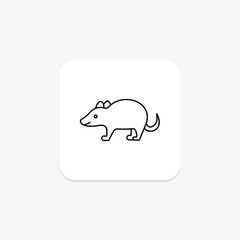 Badger, vector, pixel perfect, illustrator file