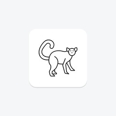 Lemur, vector, pixel perfect, illustrator file