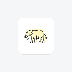 Elephant, vector, pixel perfect, illustrator file