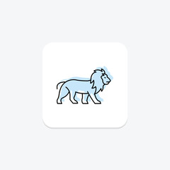 Lion, vector, pixel perfect, illustrator file