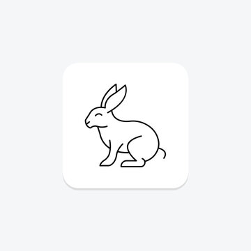 Springhare, vector, pixel perfect, illustrator file