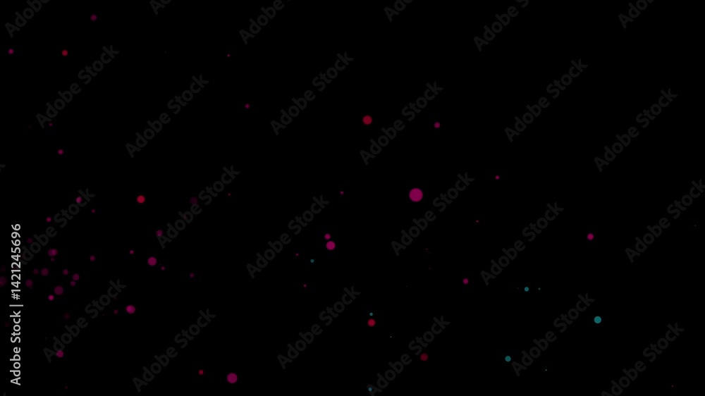 Poster abstract black texture scattered tiny subtle red green specks overlay design