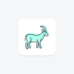 Ibex, vector, pixel perfect, illustrator file