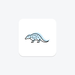 Pangolin, vector, pixel perfect, illustrator file