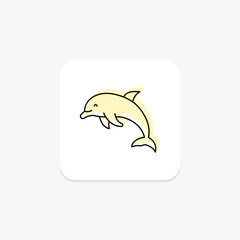 Porpoise, vector, pixel perfect, illustrator file