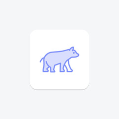Bear, vector, pixel perfect, illustrator file