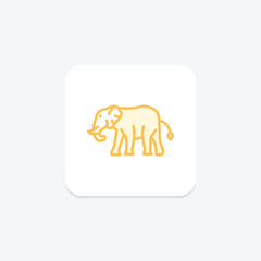 Elephant, vector, pixel perfect, illustrator file
