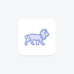 Lion, vector, pixel perfect, illustrator file