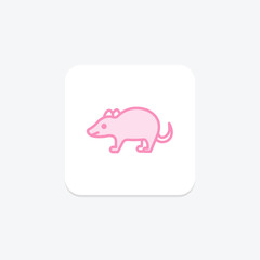 Badger, vector, pixel perfect, illustrator file