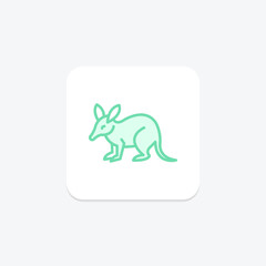 Aardvark, vector, pixel perfect, illustrator file