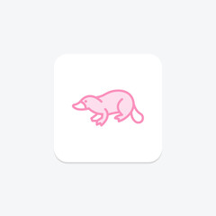 Platypus, vector, pixel perfect, illustrator file