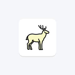 Deer, vector, pixel perfect, illustrator file