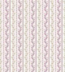 All Over Flower Design Seamless Pattern With Some Texture Digital Print Textile