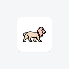 Lion, vector, pixel perfect, illustrator file