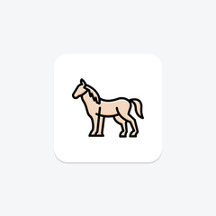 Horse, vector, pixel perfect, illustrator file